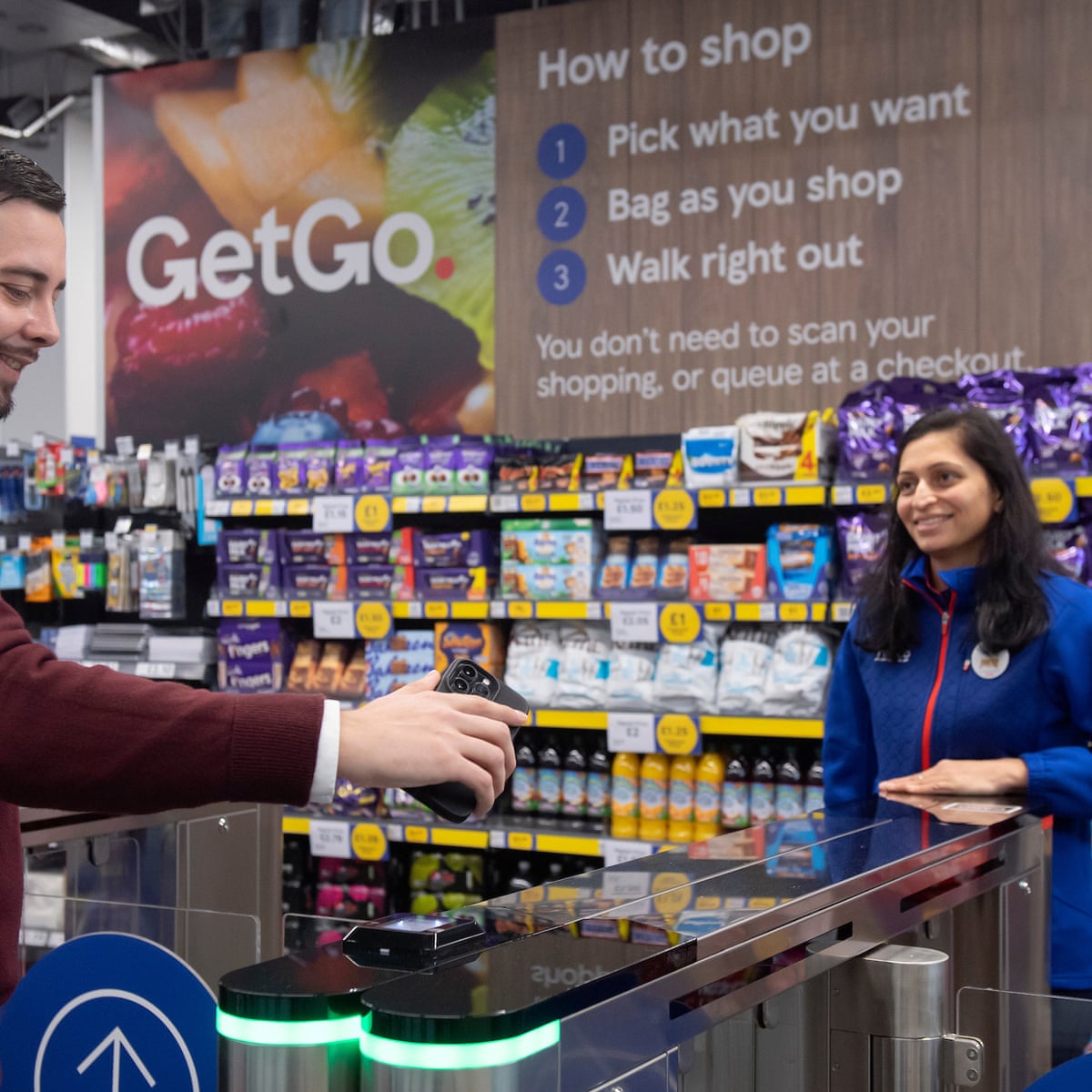 Tesco Takes On Amazon Fresh With Launch Of Just Walk Out Store Tesco The Guardian