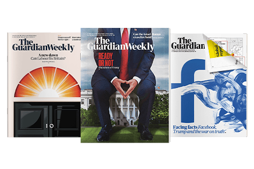 A collection of Guardian Weekly magazines