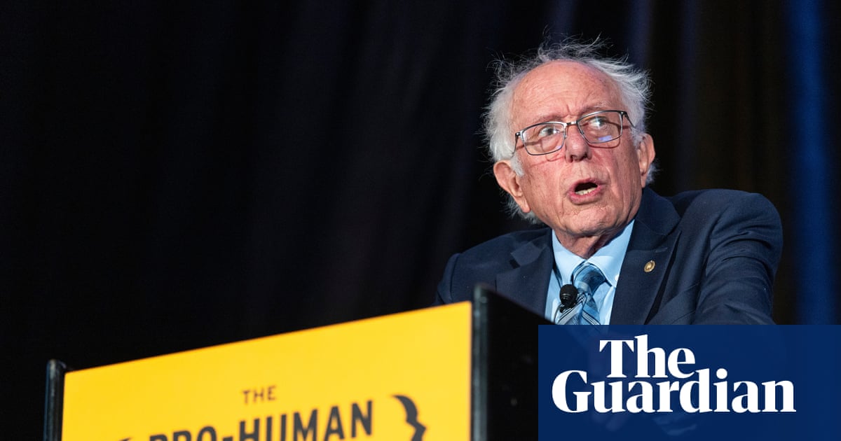 Bernie Sanders says Congress has been ‘asleep at the wheel’ over AI – video