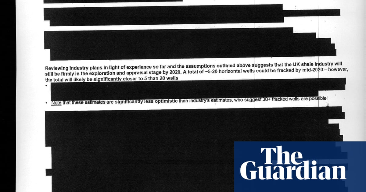 'Black wall' as government releases its report on fracking