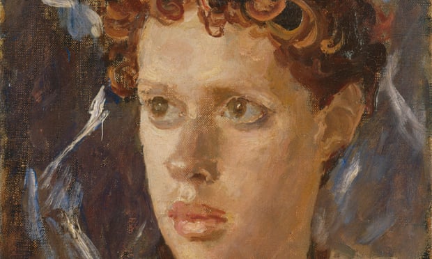 Detail from Augustus Johns’s portrait of Dylan Thomas