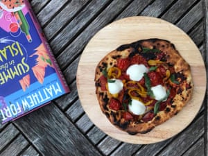 Sainsbury’s magazine’s version frying-pan pizza uses herby 00 flour.