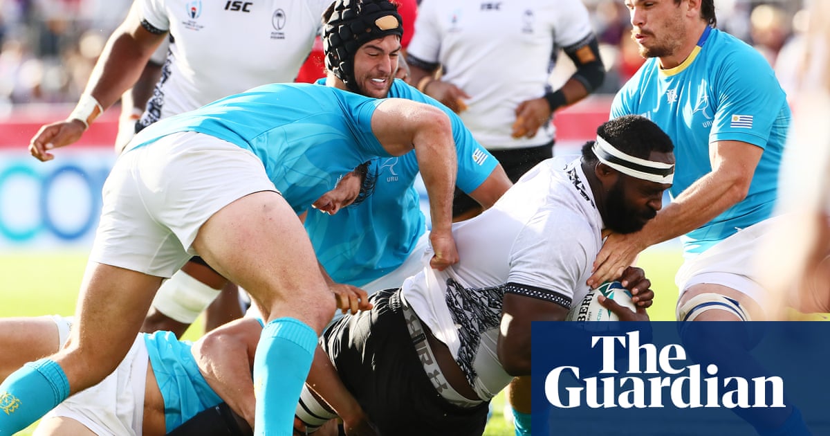 Uruguays historic 30-27 Rugby World Cup victory over Fiji – video highlights