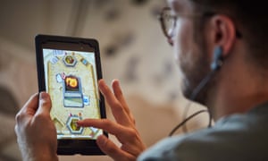 The more successfully players control their breathing, the more gems they win to spend on weapons and spells to defeat their opponents.