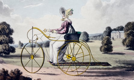 Tricycling for Ladies, c 1820.