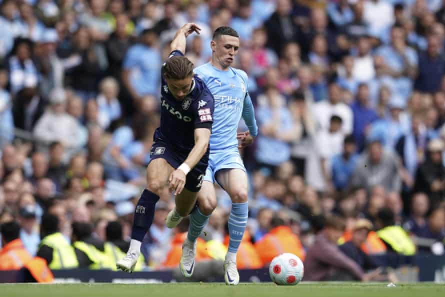 Phil Foden and Matty Cash.