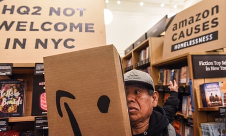 A Day of Action in New York City against the Amazon HQ on 26 November