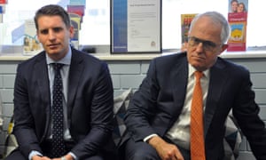 Member for Canning Andrew Hastie (left) and Prime Minister Malcolm Turnbull