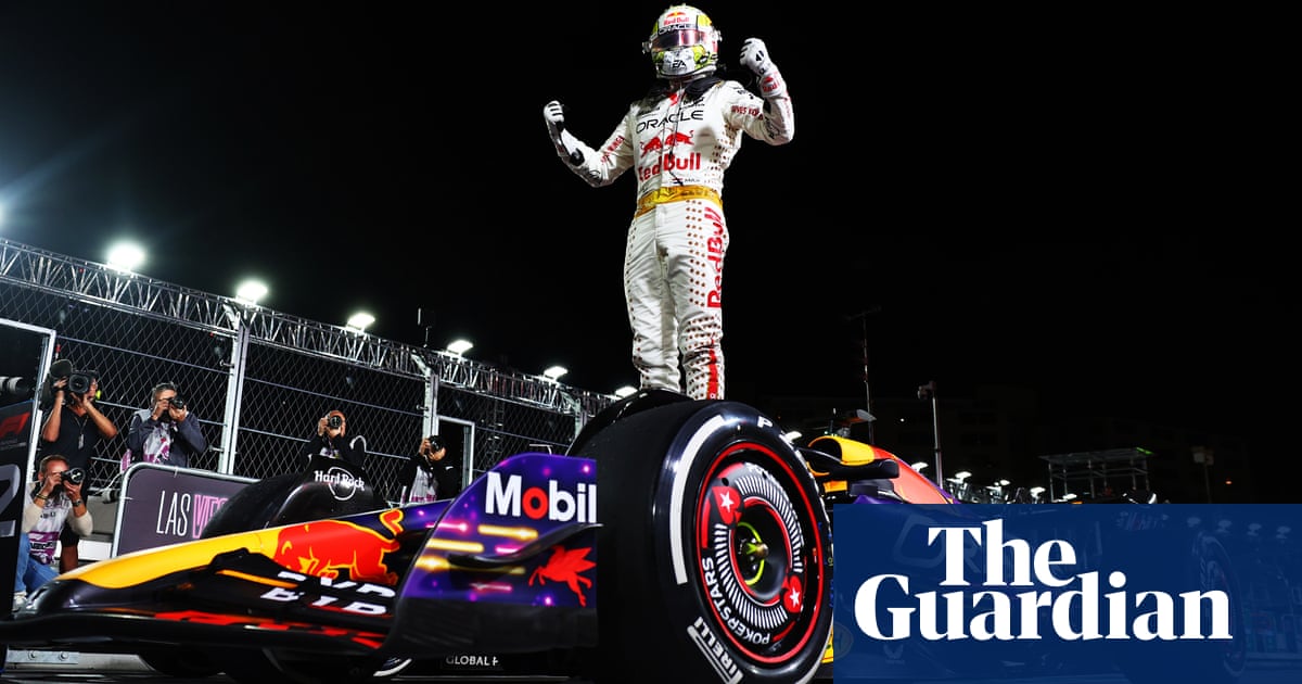 Max Verstappen fights back to win Las Vegas thriller as F1’s gamble pays off | Formula One | The Guardian