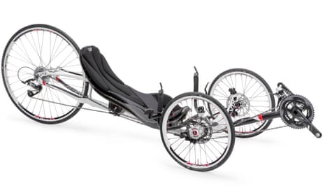 Three wheels good: the ICE VTX trike’s ‘tadpole’ configuration makes it incredibly stable