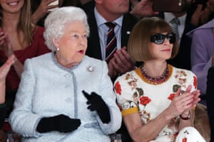 The Queen and Vogue editor Anna Wintour