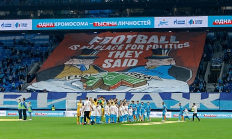 Football in Russia is crashing and isolation can only hasten its decline