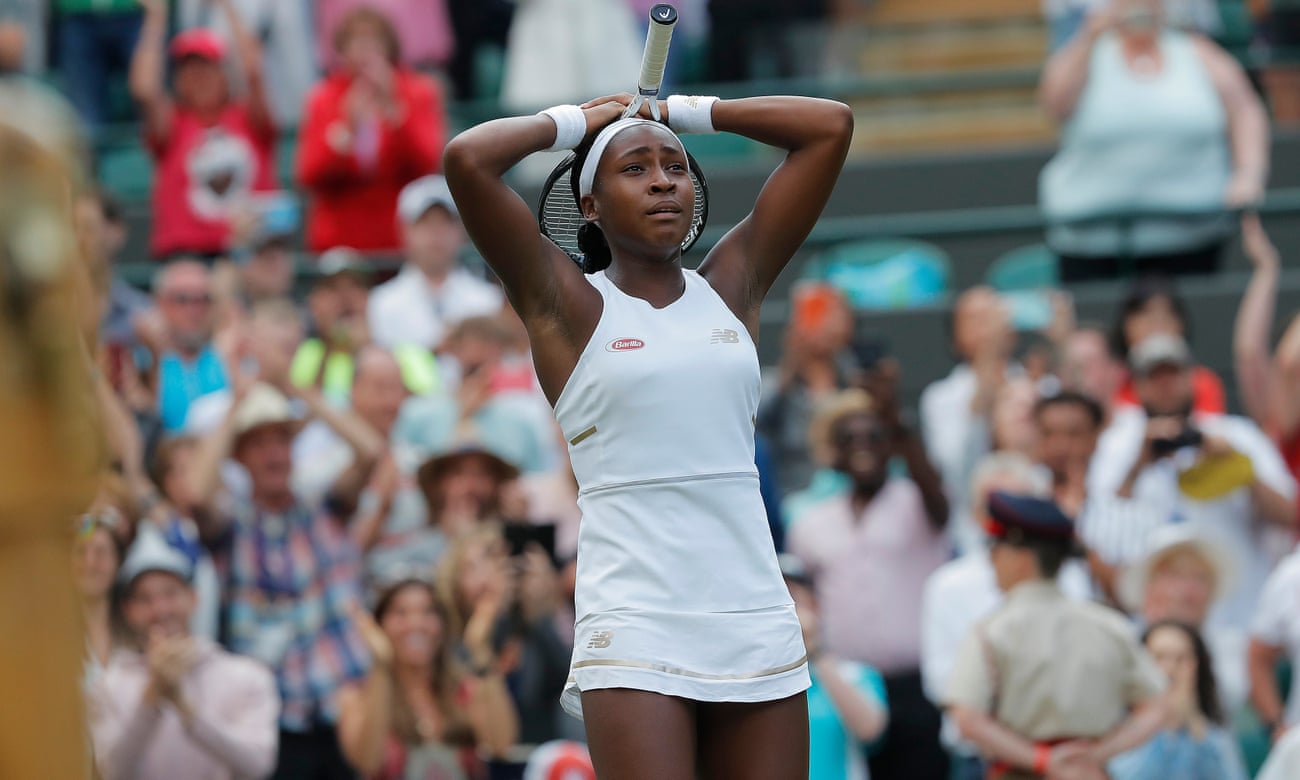 Coco Gauff almost cannot believe she has beaten Venus Williams at Wimbledon.
