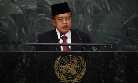 Indonesia’s vice-president, Muhammad Jusuf Kalla