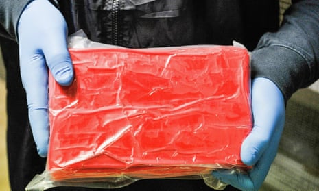 Nearly 500 ‘bricks’ of cocaine worth around $US120m was seized in Hong Kong. 