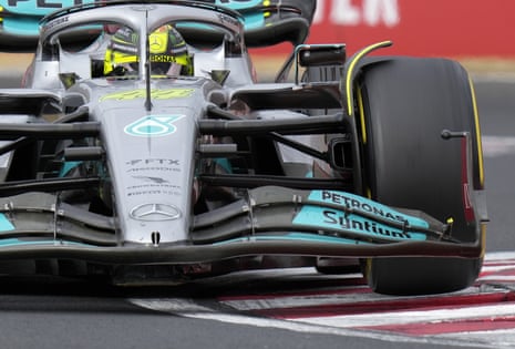 Lewis Hamilton leads but it’s unlikely to stay that way.