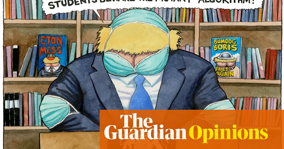 Steve Bell On Boris Johnson Blaming A Mutant Algorithm For Exams Fiasco Cartoon Opinion The Guardian