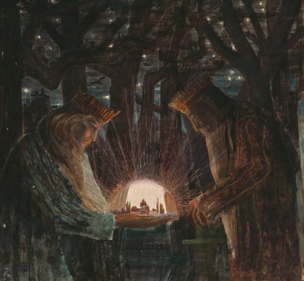 Sprokie (Tale of Kings), 1909 by MK Čiurlionis.