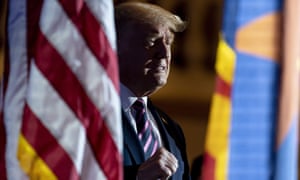 Donald Trump in Phoenix, Arizona Monday.
