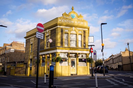 The exterior of the Kenton pub in Hackney
