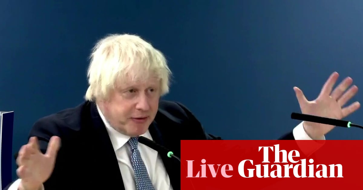 Covid inquiry live: children paid ‘huge price’ to protect rest of society in pandemic, says Johnson