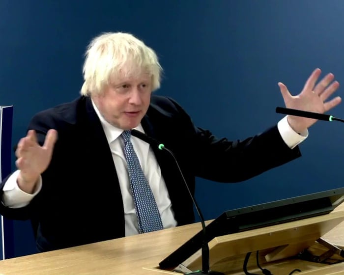 Covid inquiry live: children paid ‘huge price’ to protect rest of society in pandemic, says Johnson