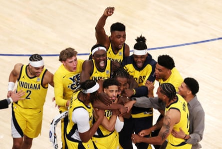 The Pacers’ Tyrese Haliburton has been the center of attention throughout Indiana’s run to the NBA finals.