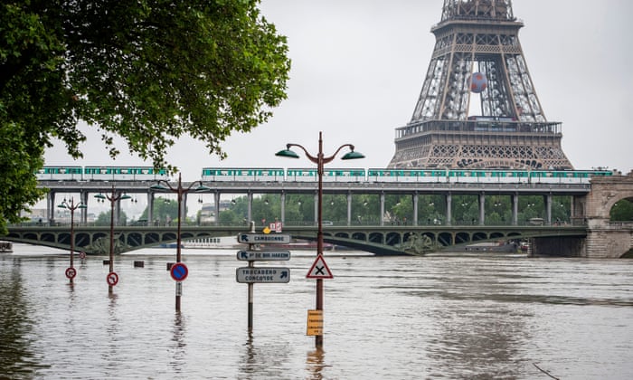 Paris floods: 'There's something terrifying about it' | Paris | The Guardian