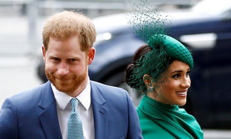 Harry and Meghan in 2020