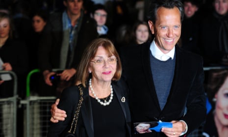 Joan Washington and Richard E Grant, who met at one of her voice coaching sessions at the Actors Centre in London in 1982