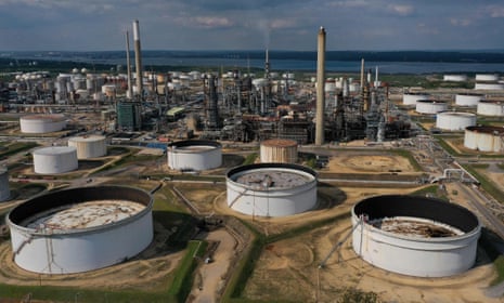 ExxonMobil’s Fawley refinery in Hampshire, the proposed site of the carbon capture project.