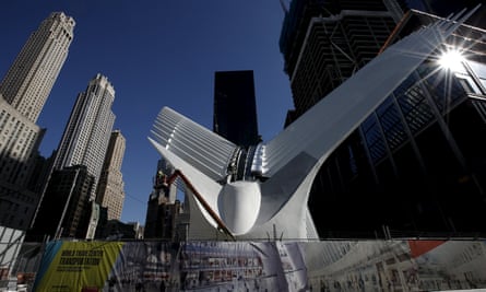 An exterior view of the Oculus.