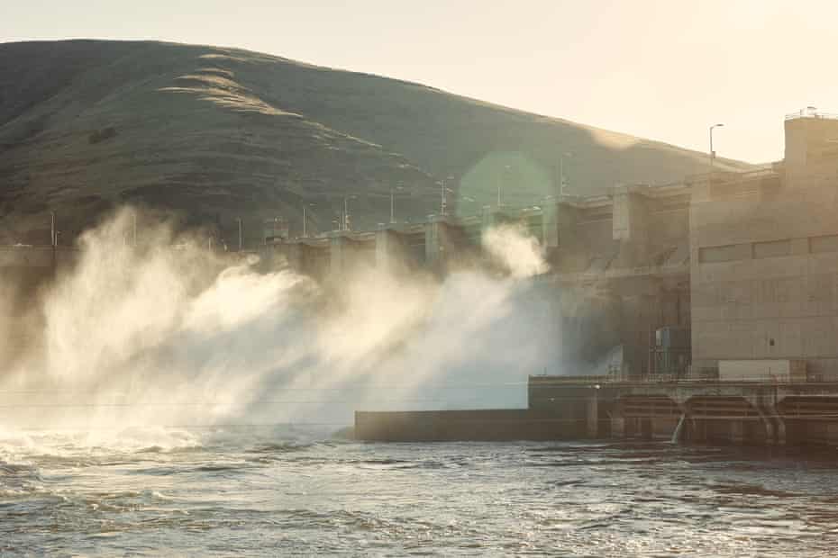 Lower Granite Dam seen on the Snake River in Pomeroy, Washington on Monday, May 10, 2021. Rep. Mike Simpson, R-Idaho, has proposed breaching the Ice Harbor, Little Goose, Lower Granite, Lower Monumental dams along the Snake River to help save the endangered salmon runs.