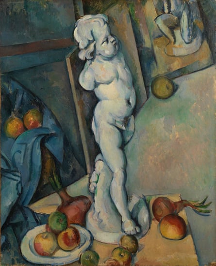 Rire … Nature morte avec Cupidon en plâtre (c1894).