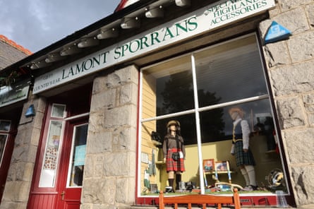 Lamont Sporrans shop in Braemar