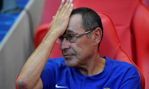   Maurizio Sarri has enough to think about Chelsea's match at Huddersfield. weekend. 