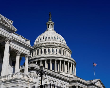 A view of the dome of the US Capitol building, 19 September 2025.