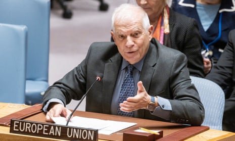 The humanitarian crisis in Gaza is 'man-made', EU foreign policy chief Josep Borrell tells UN security council members