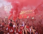 Arsenal holds Premier League trophy parade in north London