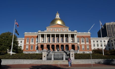 The Massachusetts state capitol, the new state house.