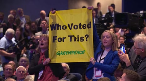 Greenpeace protest