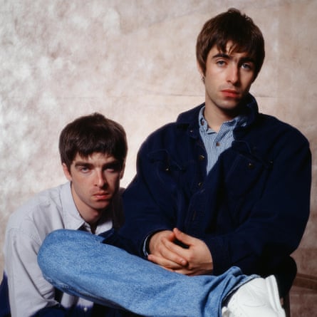 Noel Gallagher and Liam Gallagher of Oasis.