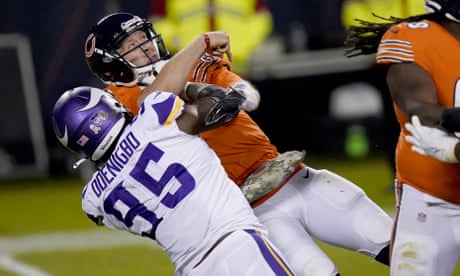 Bears lose Foles and game as Vikings triumph on Monday Night Football