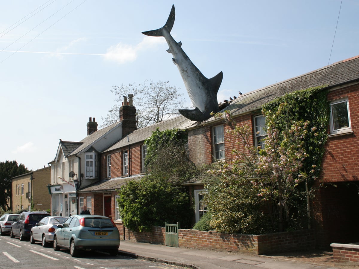 It Went In Beautifully As The Postman Was Passing The Story Of The Headington Shark Sculpture The Guardian