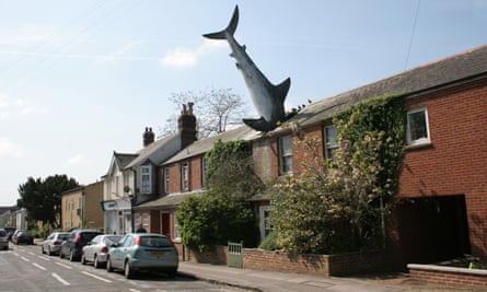It Went In Beautifully As The Postman Was Passing The Story Of The Headington Shark Sculpture The Guardian