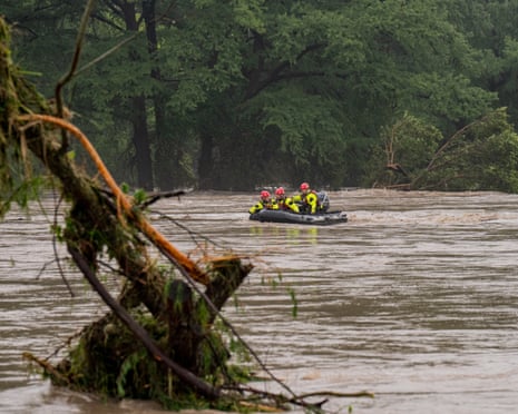 Texas flood: stories of survival and pleas for help finding missing loved ones | Texas floods 2025 | The Guardian