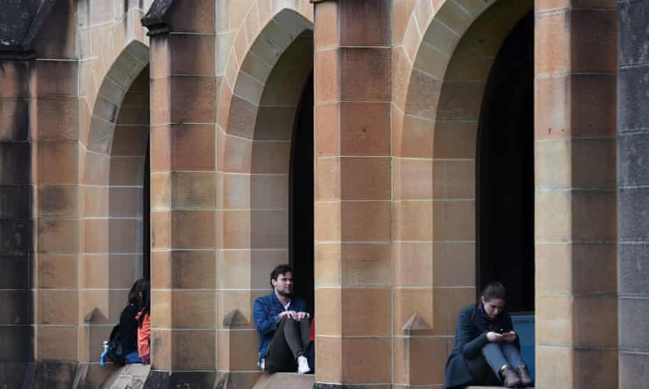 Students at Sydney university