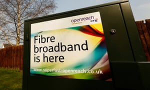 BT Openreach poster in Knutsford, Cheshire