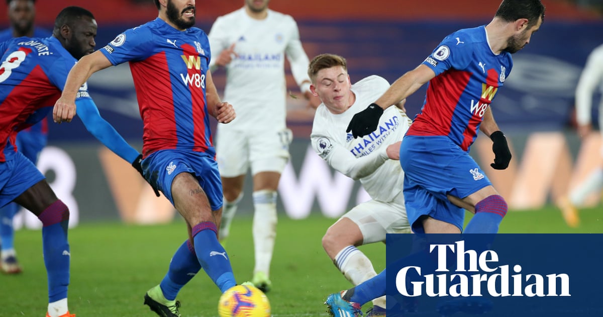 Harvey Barnes takes Leicester second with late leveller at Crystal Palace