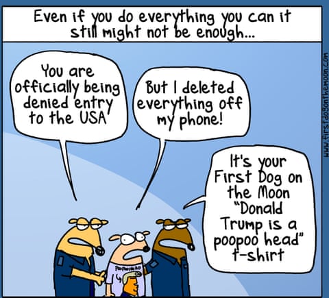 Cartoon by First Dog on the Moon titled USA Phone, panel 7